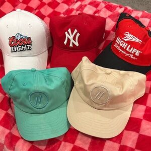 Colorful Baseball Caps Set